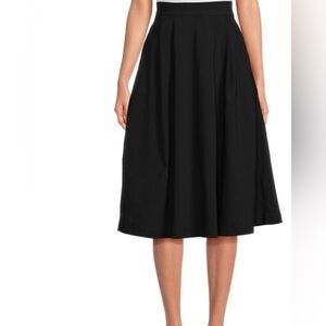 NY & Co. Full black A-line skirt